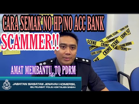 CARA SEMAK SCAMMER MELALUI NO HP DAN NO ACC BANKPDRM #NOSCAMMER #JAUHISCAMMER #SCAMMER