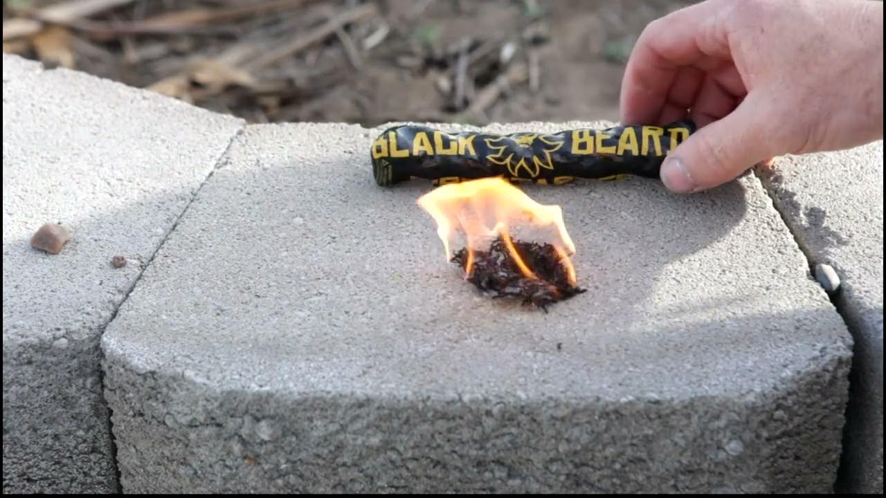 Black beard Fire starter. Blackbeard firestarter YouTube