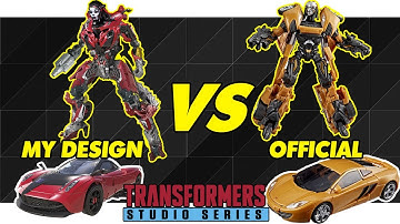Concept to Reality: My STUDIO SERIES TRANSFORMERS Designs vs Real Hasbro Figures!