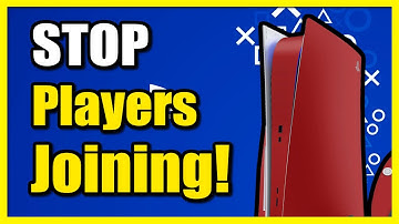 How to Stop Friends or Players Joining your Game on PS5 Console (Works in Any Game)