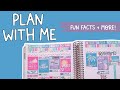 PLAN WITH ME | Fun Facts + No Buy Updates + More!