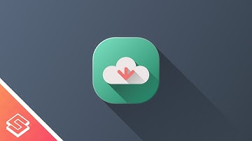 Inkscape Tutorial: Download Icon with Long Shadows