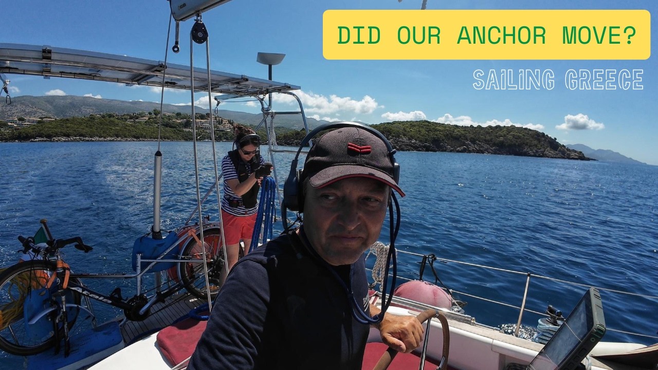 ⁣Anchor Check, Sail Trim & Re-Anchoring on Indara