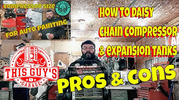 how to daisy chain air compressor and expansion tank
