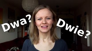 Polish lesson with Dorota: Dwa czy dwie? (Polish/English subtitles available) A1-A2 level