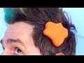 PLAY DOH STUCK IN HAIR!