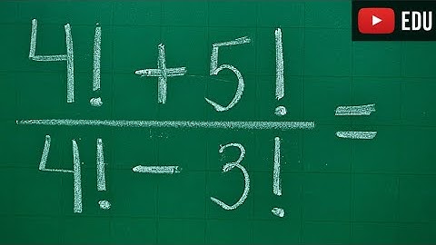 🤯 - Operações com Fatorial - Professora Angela Matemática