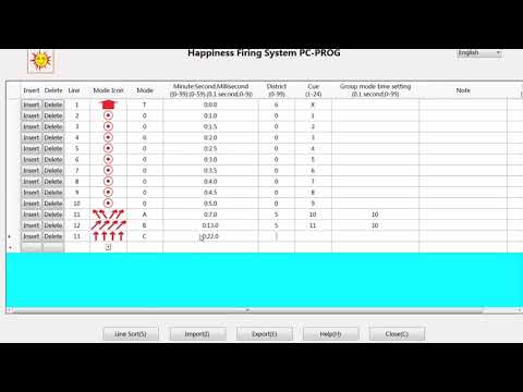 Happiness fireworks firing system
