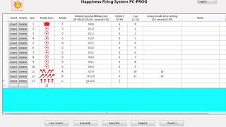 Happiness fireworks firing system