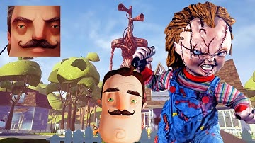 Hello Neighbor - My New Neighbor Big Chucky Act 2 Random Gameplay Walkthrough