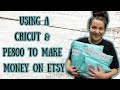 Using My Cricut Maker and PE800 Embroidery Machine To Make Money On Etsy / Packaging Etsy Orders