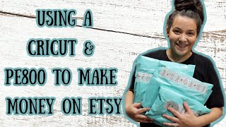 Using My Cricut Maker and PE800 Embroidery Machine To Make Money On Etsy / Packaging Etsy Orders