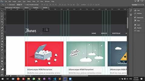 Cắt Layout Blog từ PSD sang HTML, CSS Cơ Bản