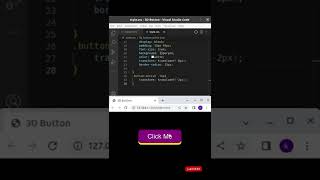 Celebrity Create A Simple 3D Button With HTML & CSS | #shorts Profile