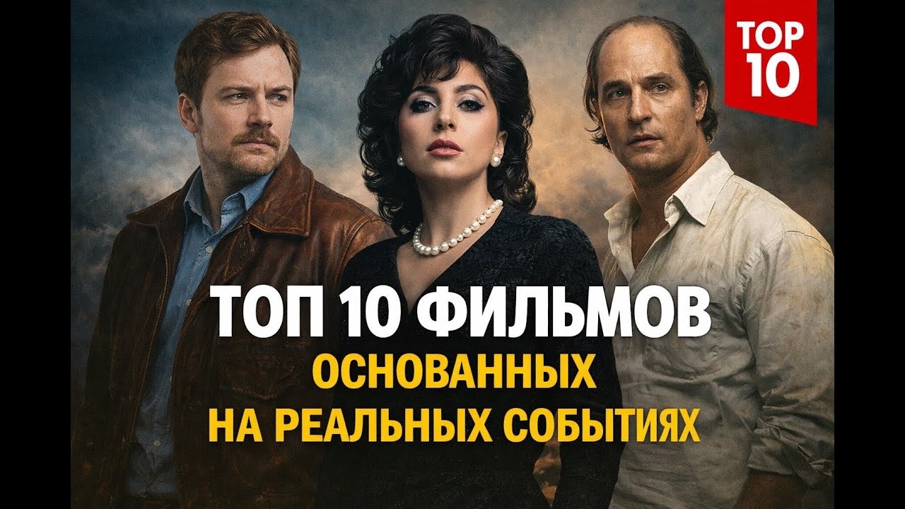 ТОП 10 ФИЛЬМОВ ОСНОВАННЫХ НА РЕАЛЬНЫХ СОБЫТИЯХ