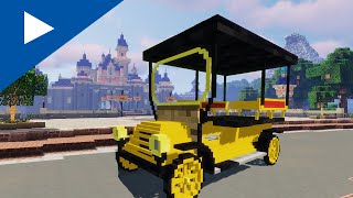Minecraft Main Street Horseless Carriage Disneyland 2020