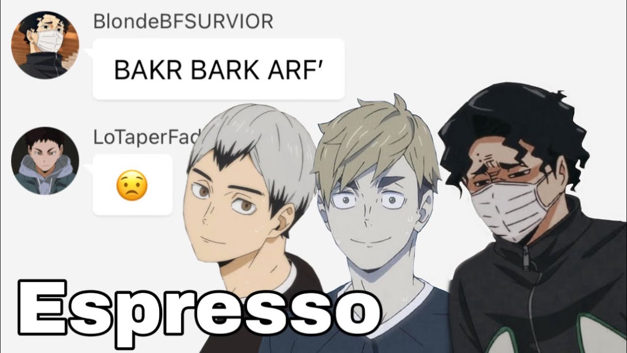 Haikyuu- Lyric Prank (Espresso- Sabrina Carpenter) Sakusa beefs with Kita (Jealous Sakusa)