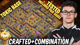 NEW CRAFTED TOXIC ( ANTI THROWERS/DRAGON) SUPER BOLWERS - CWL+ WAR+ PUSH BASE LINK 