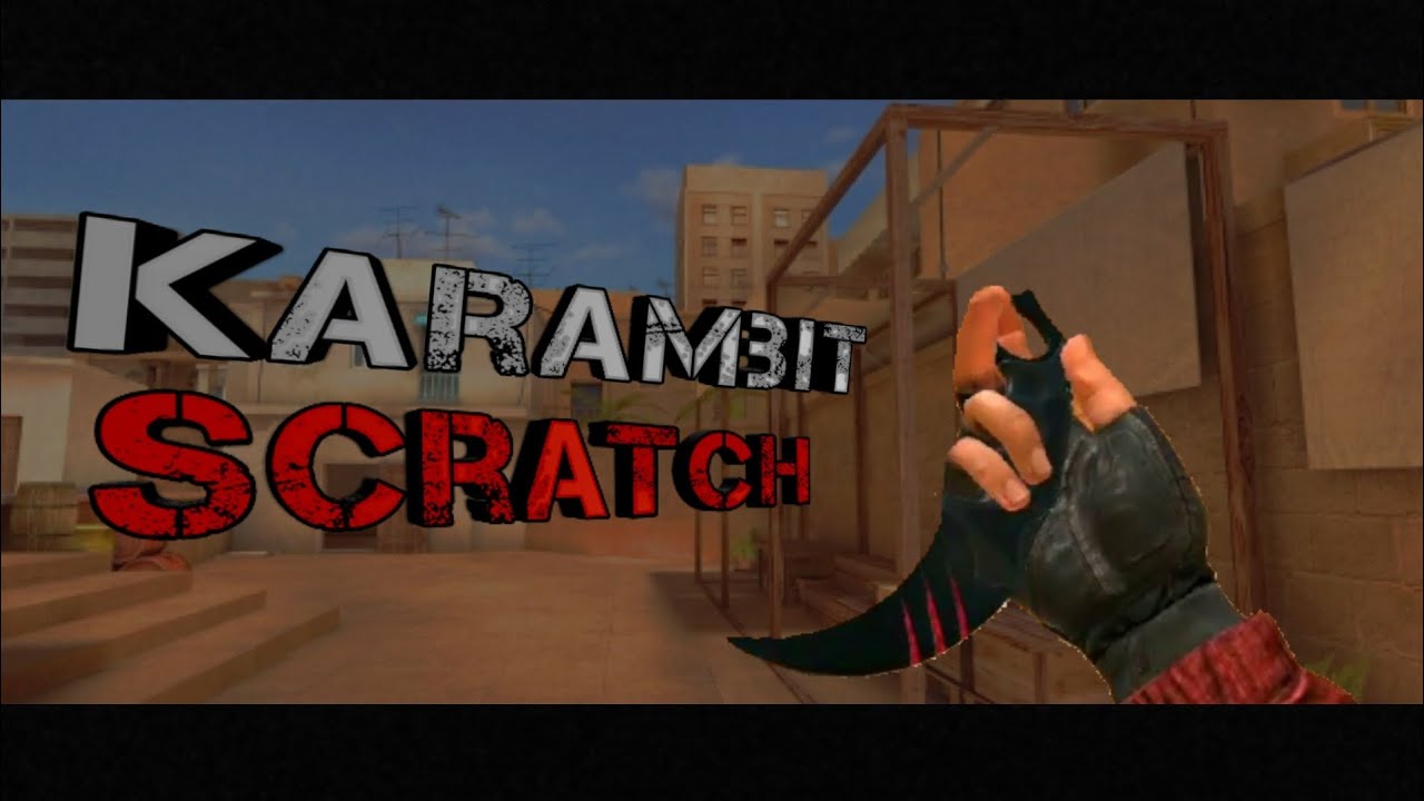 Нарисовать керамбит скретч из стандофф 2