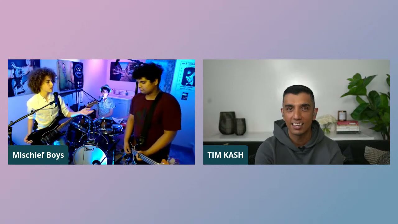 Mischief Boys at the 2021 Little Kids Rock Benefit After Party