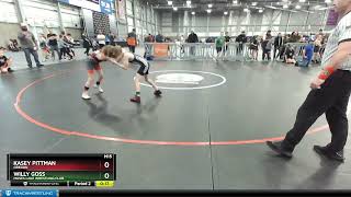 82 Lbs Champ. Round 2 - Willy Goss, Moses Lake Wrestling Club Vs Kasey Pittman, Oregon 2A1E
