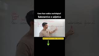 Substantivo e adjetivo #português #enem #linguaportuguesa #gramatica #Substantivo #adjetivo #aprende