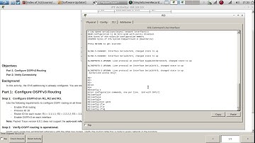 8.3.3.5 Packet Tracer - Configuring Basic OSPFv3 in a Single Area.pka