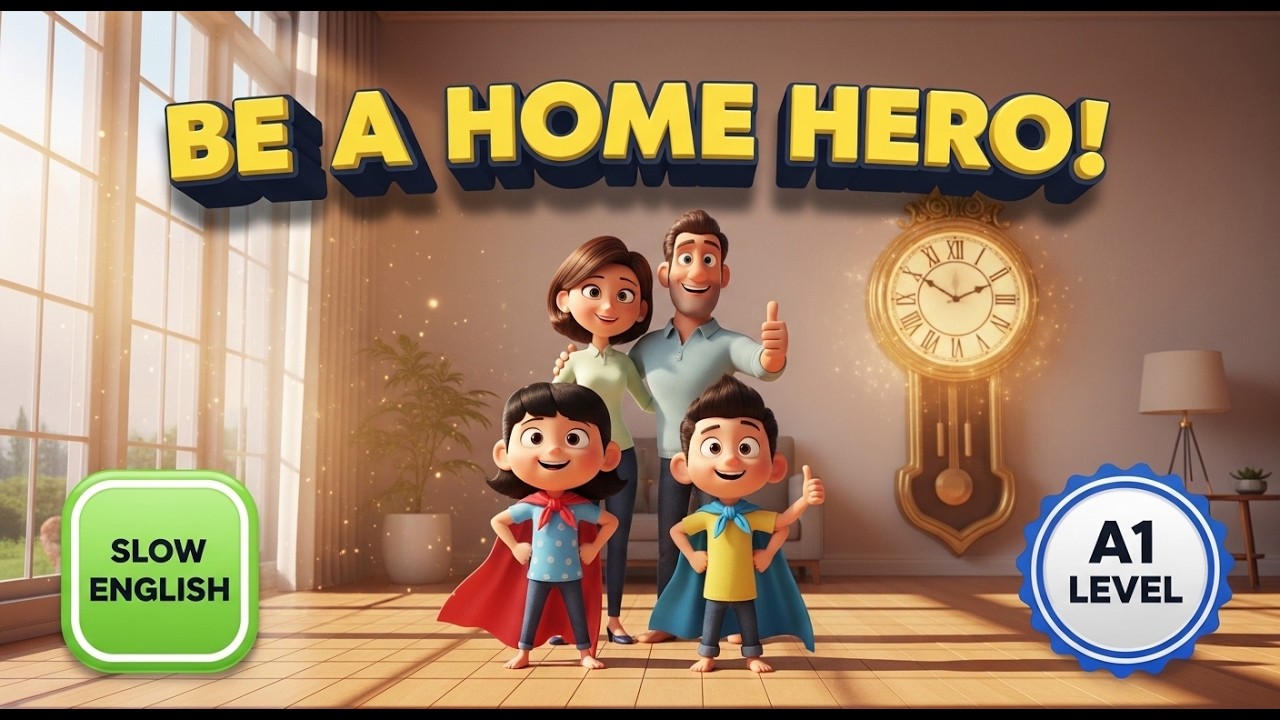 AMAZING Super Kid Squad 🦸‍♀️ Learn A1 Level English Fast 🏠