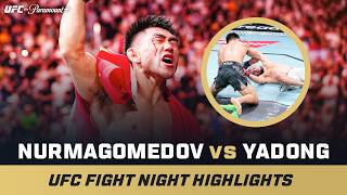 ROUND 2 KO 🤯 | Umar Nurmagomedov vs. Yadong Song | UFC Fight Night Mini Fight Highlights
