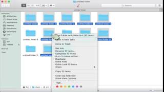 New Folder with Selection
