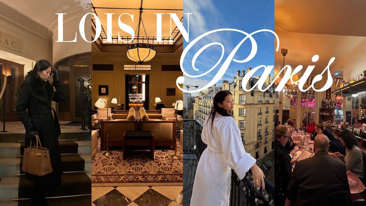 Weekend in Paris vlog | best french bistros to try, beautiful Parisian hotel, winter in paris❄️❄️!!