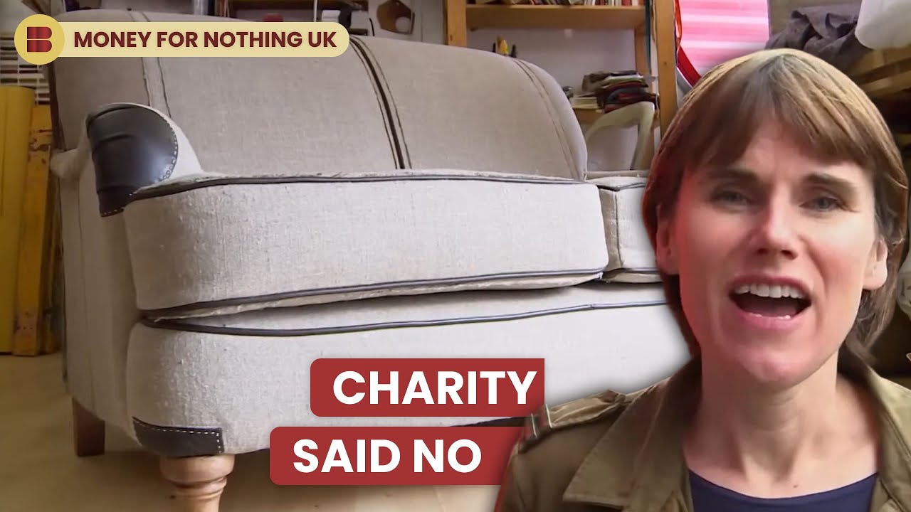 Sofa Rejected By Charity Gets Second Chance