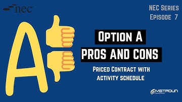 NEC3 & 4 Option A: Priced Contract with Activity Schedule