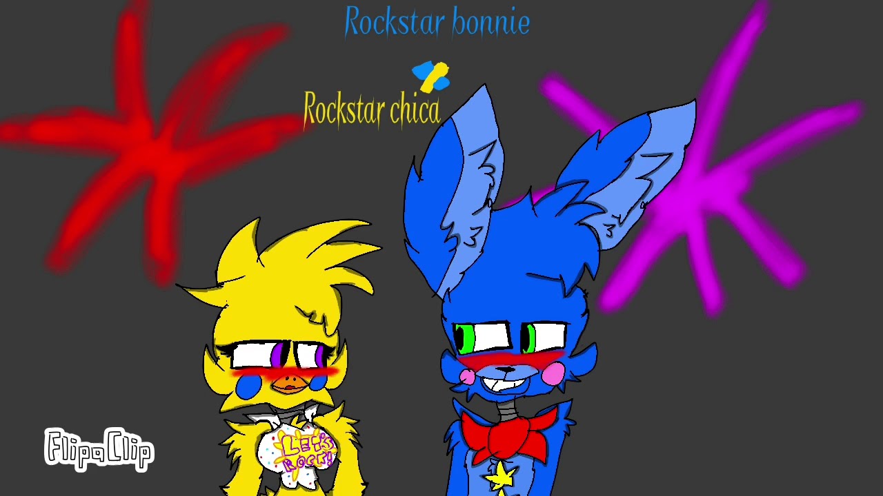 Rockstar Bonnie X Rockstar Chica Youtube - rockstar chica roblox