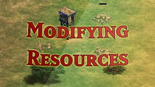 How to Place and Modify Resources in Age of Empires 2: DE