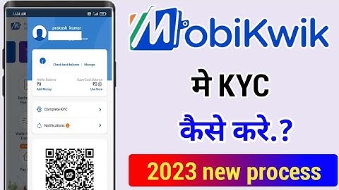 mobikwik mai kyc kaise kare!! mobikwik mai kyc karna sikhe!!