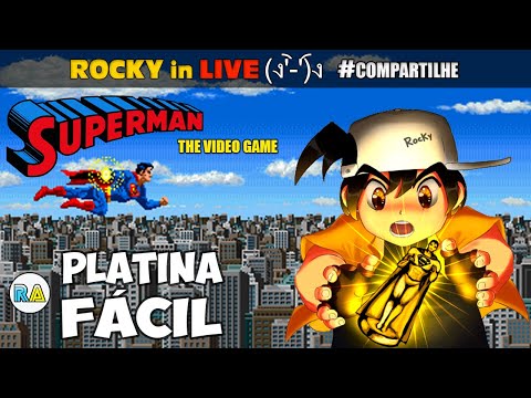🧢#ROCKYinLive (ง︡'-'︠)ง PLATINA FÁCIL - Superman [1988] (Arcade) @RockySilvaBR #RockySilva