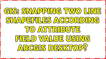 GIS: Snapping two line shapefiles according to attribute field value using ArcGIS Desktop?