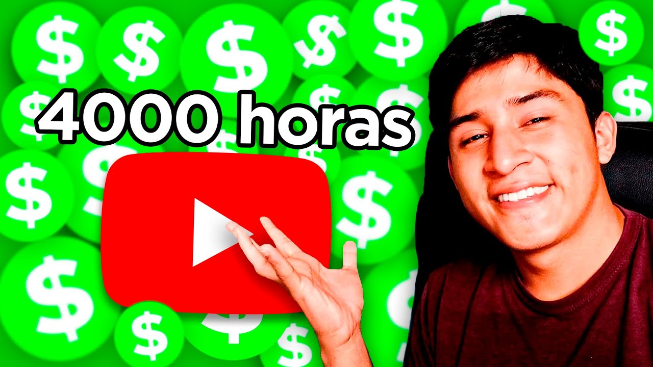 Cómo Obtener 4000 Horas De Reproducción De MANERA FÁCIL