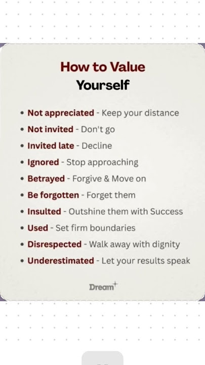 value your self #darkpsychology #motivation #mindcontrol