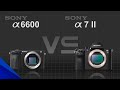 Sony alpha a6600 vs Sony alpha a7 II