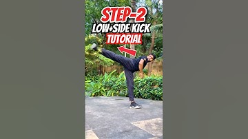 Low+side kick tutorial 🥋💥 #kicks #tutorial #trending #viral #shotrs #forest #fighter #mma #ufc