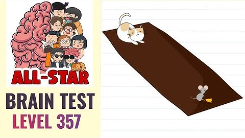 Brain Test All Star Level 357 | Help the cat to catch that mouse | Walkthrough