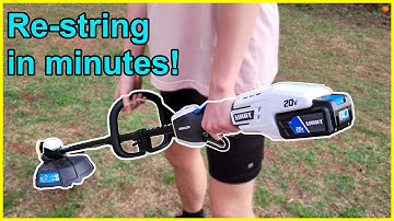 How to replace RELOAD STRING on Hart (Walmart) 20V weed trimmer
