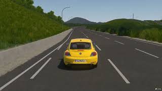 [4K] KIAPI PG Driving Simulation: Vehicle-Follow View on High-Speed Test Track
