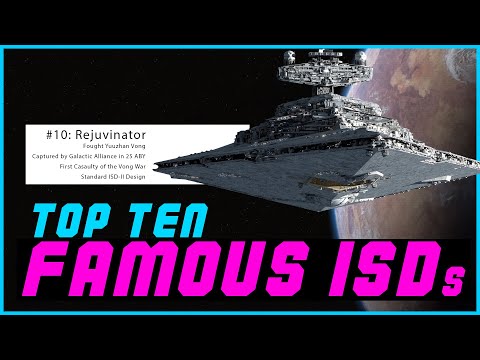 TOP 10 Most Famous STAR DESTROYERS in Star Wars History (Legends)