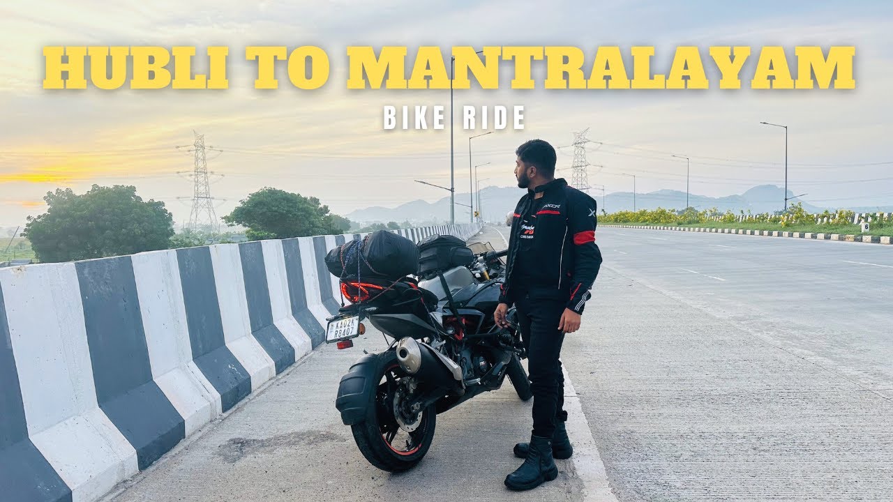 HUBLI - DHARWAD to MANTRALAYAM on Bike | Apache RR310🔥 | Travel Vlog | Kannada #TheRahulRanganath