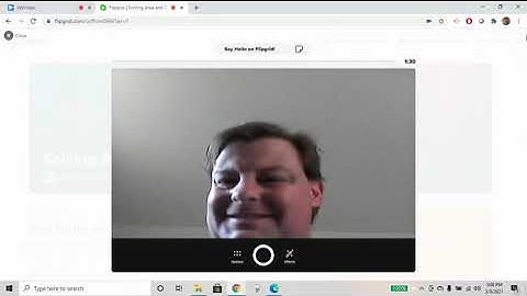 Using Flipgrid to Record a Video