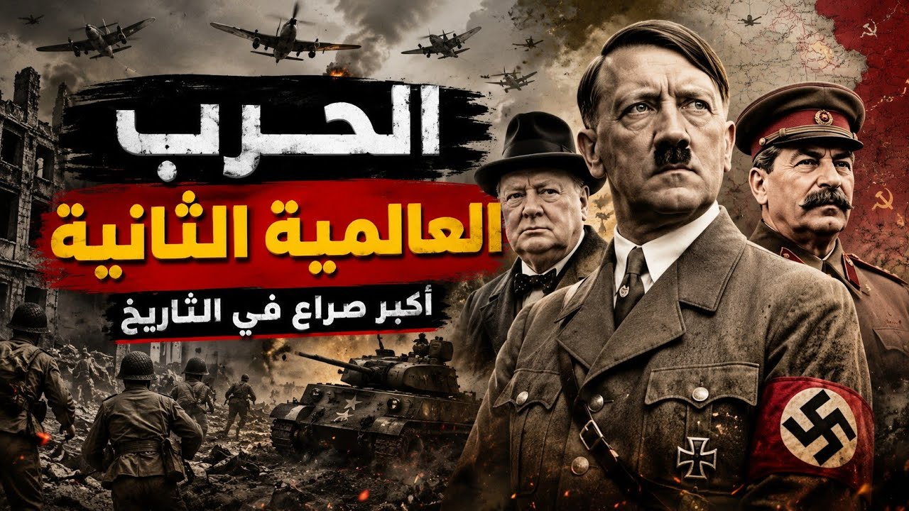 الحرب العالمية الثانيه بختصار (معارك عبر التاريخ 2)