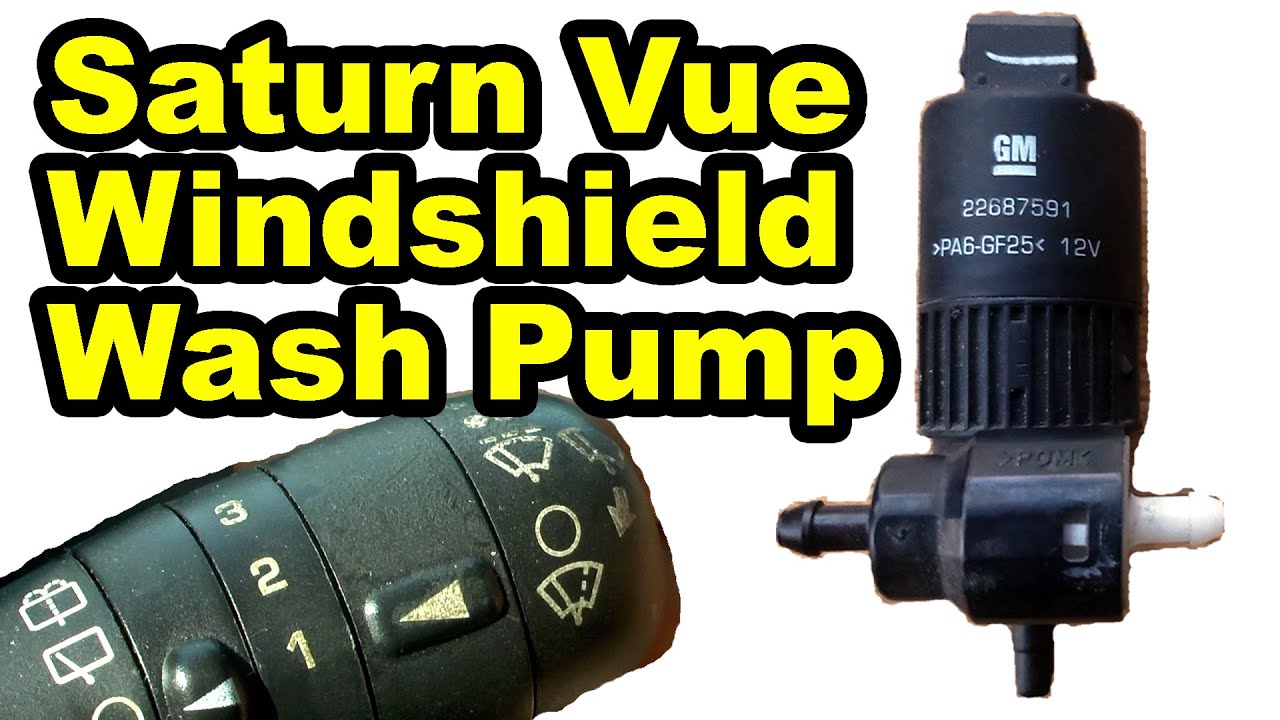 Windshield Wash Pump Replacement Saturn Vue & Chevy Equinox